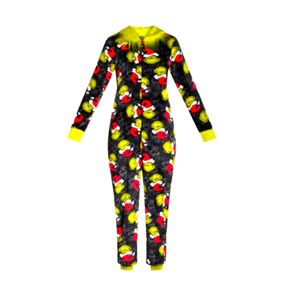 NWT Grinch Super Minky Union Suit w/pockets